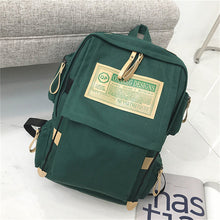 Load image into Gallery viewer, Brand fashion backpack women shoulder Bag School bags for teenager girls boys casual solid backpack school Mochila rucksack