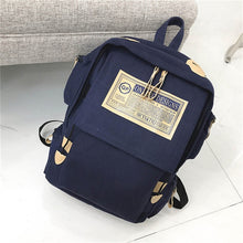 Load image into Gallery viewer, Brand fashion backpack women shoulder Bag School bags for teenager girls boys casual solid backpack school Mochila rucksack