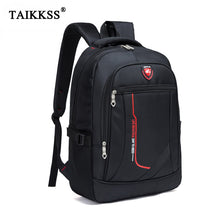 Load image into Gallery viewer, 2018 New Men Multifunctional Large capacity Student Schoolbag Casual school Backpack Fashion Male Travel Oxford Man's Simple Bag
